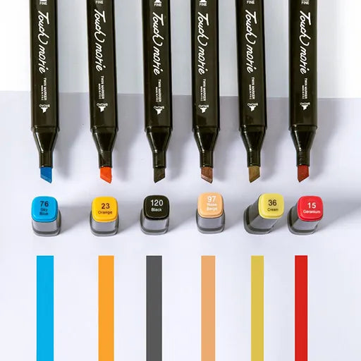 Set 48 Markere cu alcool Touch