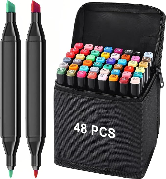 Set 48 Markere cu alcool Touch