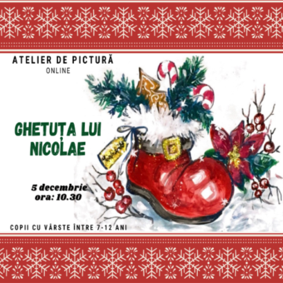 Atelier de pictura -Ghetuta lui Nicolae (5 decembrie ora: 10.30)