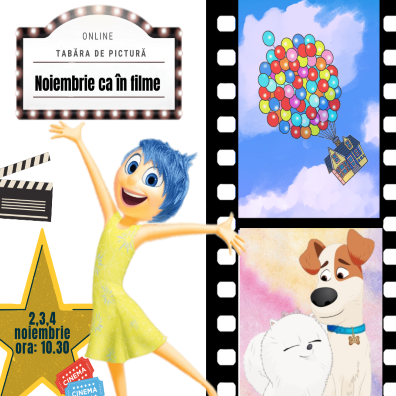 Tabara de pictura- Noiembrie ca in filme (2-3-4 noiembrie, ora:10.30)