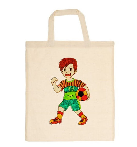 Set de pictat sacosica din in natur Fotbalist